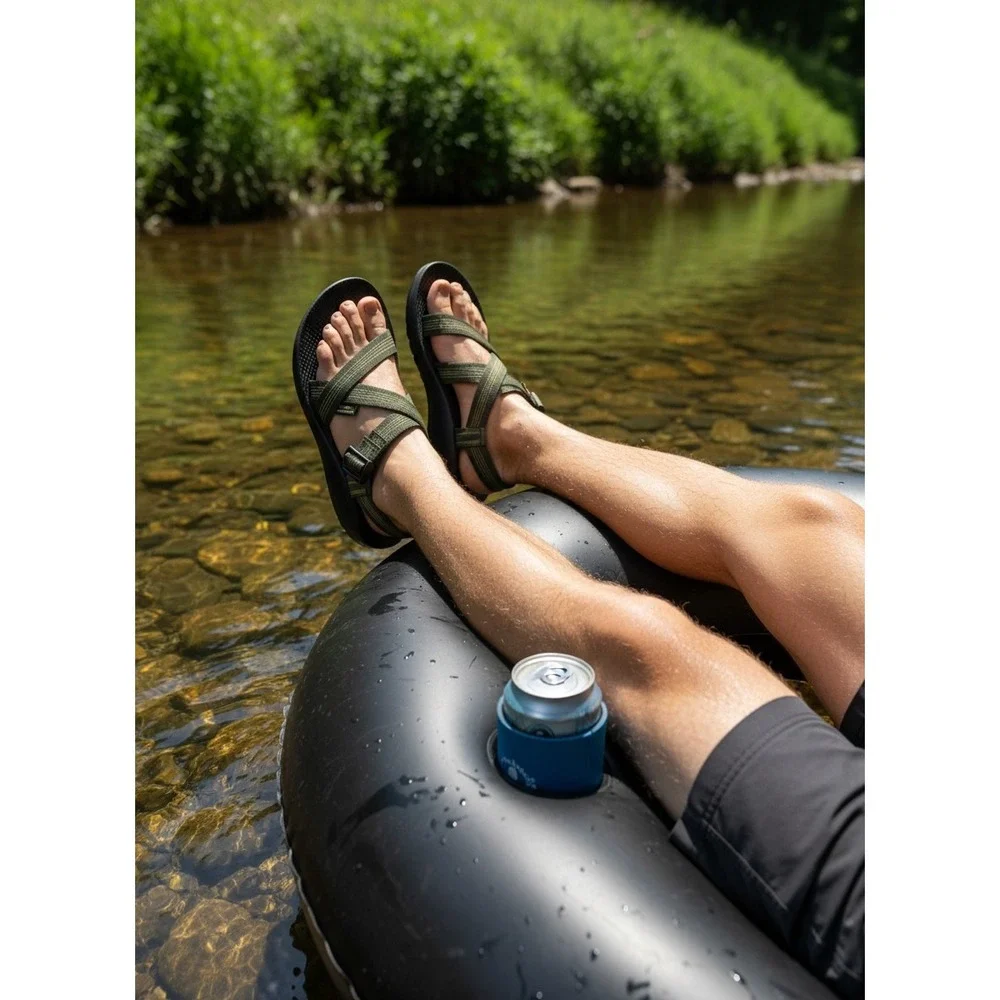 Chaco Z1 Classic Mens 10 Hiking Sandals Bluff Hunter Green Water Shoes J106549